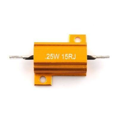 Qualidade Resistência de Habitação de Alumínio Lâmpada 50W6RHID Decodificador Resistor Carga LED Carro Ouro Concha de Alumínio fábrica
