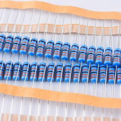 Qualidade Resistor de Filme Metálico 1/4W 5k-500k Tolerância de 1% Montagem Through Hole Resistor Fixo fábrica
