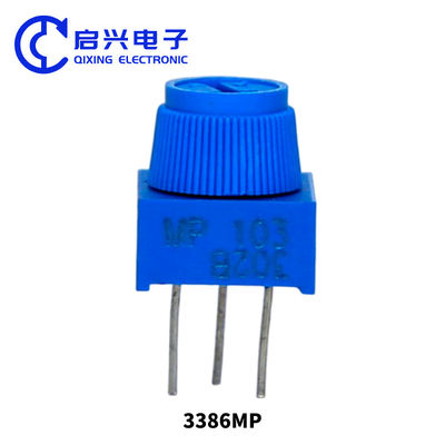 3386P-1-103 10K 1k 2k 5k 10k 20k 0.5W 1/2W PC Pins através do Potenciômetro Trimmer Hole Cermet 1 Turn Top Ajuste