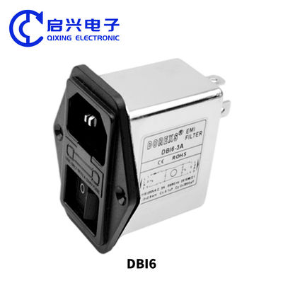 DAP3 1-20A PCB Mount 5 Pin EMI Power Filter Filtro EMI Bipolar de fase única
