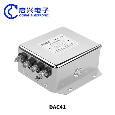 DAC41 Filtro de ruído de alto desempenho EMI para inversor EMI EMC de fase 3 Filtro de baixa passagem