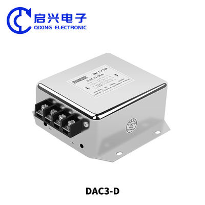 Projeto de circuito de filtragem de estágio único Filtro EMI DAC3-D para tensão nominal 380/440VAC