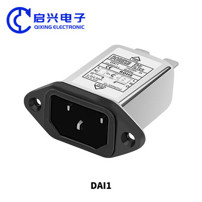 DAI1 Série IEC Socket Tipo EMI Filtro de ruído de potência de fase única 1A 3A 6A 10A