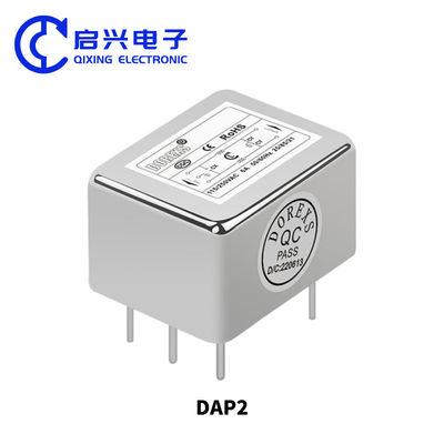 DAP2 Filtro de alimentação de baixa passagem PCB Montagem Filtro de alimentação EMC EMI de fase única