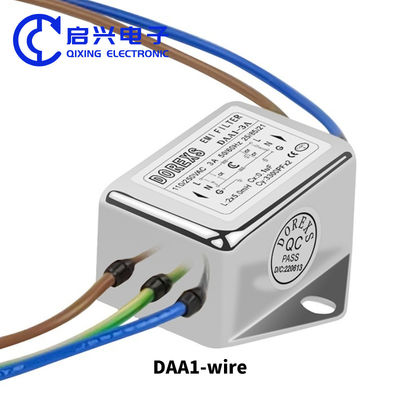 DAA1 10A EMI Filtro Linha de alimentação EMI Filtro de ruído Fabricante Fase única AC 110VAC-250VAC 3A 6A 10A EMI Filtro 16a
