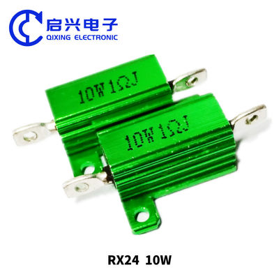 RX24 Casca de Alumínio Verde Resistente Wirewound LED Resistente de Potência de Decodificação 10w