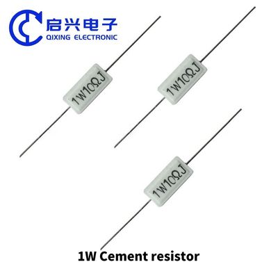 Resistores cerâmicos isolados 5W 10W 0,25R 0,5R 3R 27R 12R 100R 5% para aplicações lineares