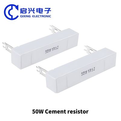 resistor de cimento 5W 10W 20W 0,1/0,22/0,33/0,47/0,5/1/2/5/10/1K/10K ohms 5% de condutores