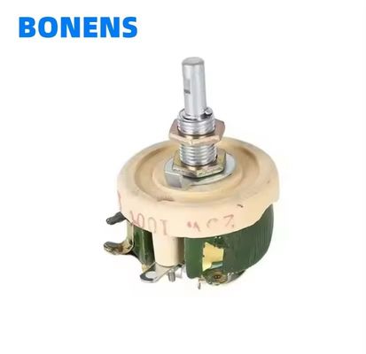 BC1 Resistente de potência variável Reostat Disco redondo Wirewound Resistente ajustável 25W 50W 100W 150w 200W 300W