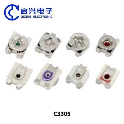 C3305 3x3mm Glass Glaze Patch SMD Trimmer Potentiometer com 100Ω~1MΩ Resistor ajustável