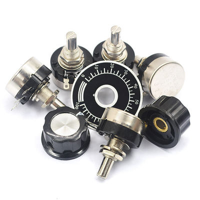 RV24YN20S resistor rotativo variável de filmes de carbono ajustável, de potência única
