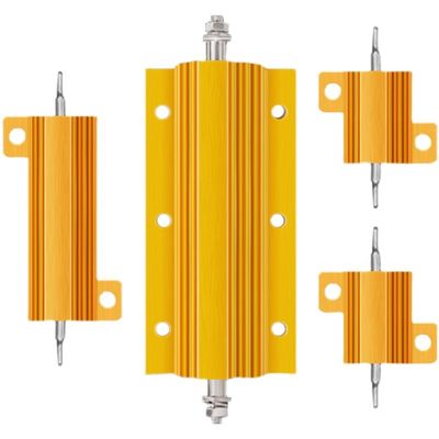 25W 50W 75W 100W 150W 200W 300W 500W 1000W Resistente de alta potência Resistente de casa de alumínio de ouro