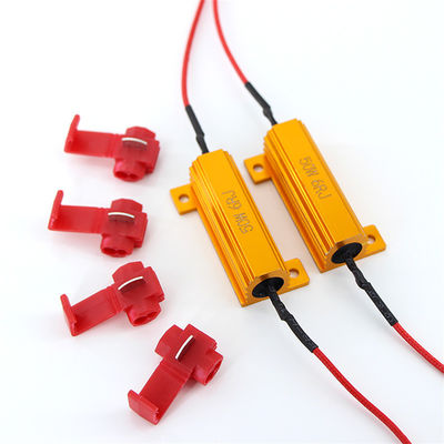 RX24 50w 6RJ Resistência LED de carro 6 ohm Resistência de carga de potência de alta tensão