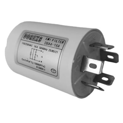 Filtro de potência de série universal monofásico DBA4-Round para ensaios de radiação conduzidos