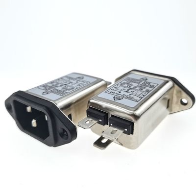 Filtro EMI da série DAI1 do tipo IEC para equipamento elétrico 1A 3A 6A 10A