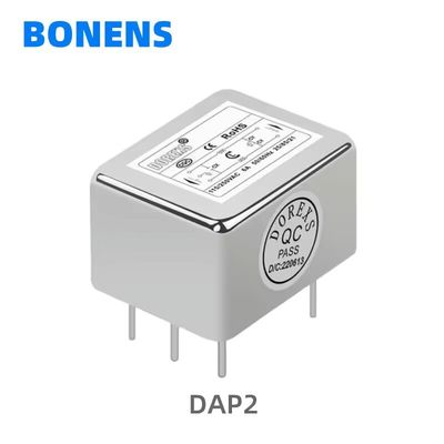 DAP2 1A 3A 6A 10A PCB montagem EMI EMC filtro de potência de fase única filtros emi PCB montagem filtro de ruído para amplificador