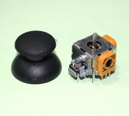 Modelo 3D de rocker de avião Potentiômetro 10k Joystick Potentiômetro Potenciômetro de máquina de jogo com interruptor e tampa