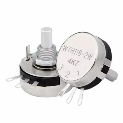 WTH118 2W100K ohm Máquina de soldagem de película de carbono de giro único Potenciômetro regulador