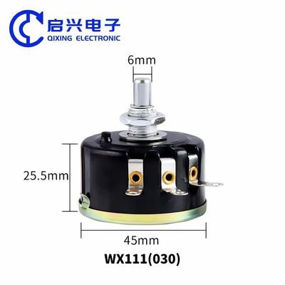 WX111 ((030) 4K7 4,7K Ohm 3W ajustável Potenciômetro de volta única Wirewound