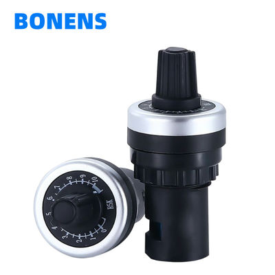 BONENS LA42DWQ-22 4.7K Ohm Knob Switch Rotativo Potenciômetro Potente Inversor Conversor Resistência Variabilidade de velocidade Potente