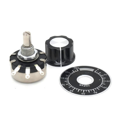 Potenciômetro de ferida de fio de giro único de precisão WX110 WX010 1W 470 Euro 1K 2K2 4K7 10K 22K