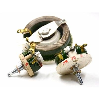 Potenciômetro de alta potência de enrolamento por fio rotativo de disco reostático resistor cerâmico variável 25W 50W BC1-50W BC1