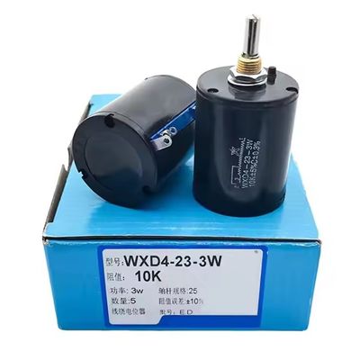 potencial de enrolamento multi-volta WXD4-23 3W 1K 2K2 4K7 10K 22K 47K 3K3 5K6 100K para uso industrial