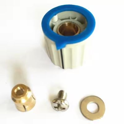 4 mm botão de plástico de eixo para aplicação de potenciômetro laranja