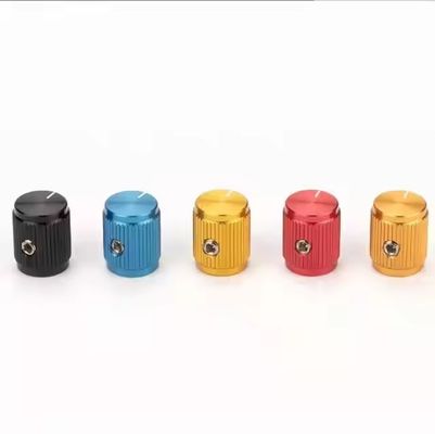 Garrafa de guitarra de liga de alumínio sólido Amplificador Potenciômetro de volume Garrafa 6mm 6.35mm