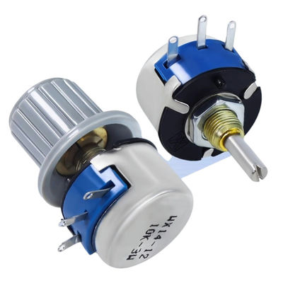 Potenciômetro ajustável de giro único de fio wx14-12 3w 2k21k 2k2 3k3 4k7 20k 10k 22k 100r 470r