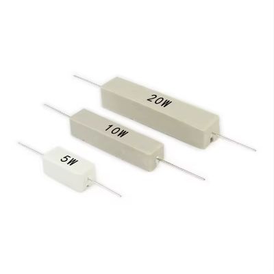 RX27 10W 20W 5W Resistor de cimento 1RJ 2RJ - Níveis de potência diversos para um desempenho ideal
