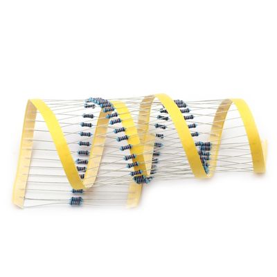 Resistor de filme metálico de 1W 8.2r 10r 12r 15r 20r Ohm 5% de tolerância