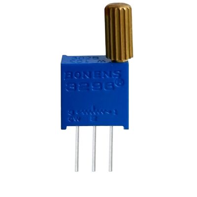 Potenciômetro multi-torno de 3296W com um botão de 8 mm para resistor ajustável de 1k-50k