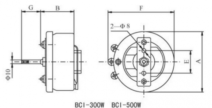 Potenciômetro de alta potência de enrolamento por fio rotativo de disco reostático resistor cerâmico variável 25W 50W BC1-50W BC1 5