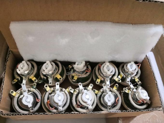 Potenciômetro de alta potência de enrolamento por fio rotativo de disco reostático resistor cerâmico variável 25W 50W BC1-50W BC1 6