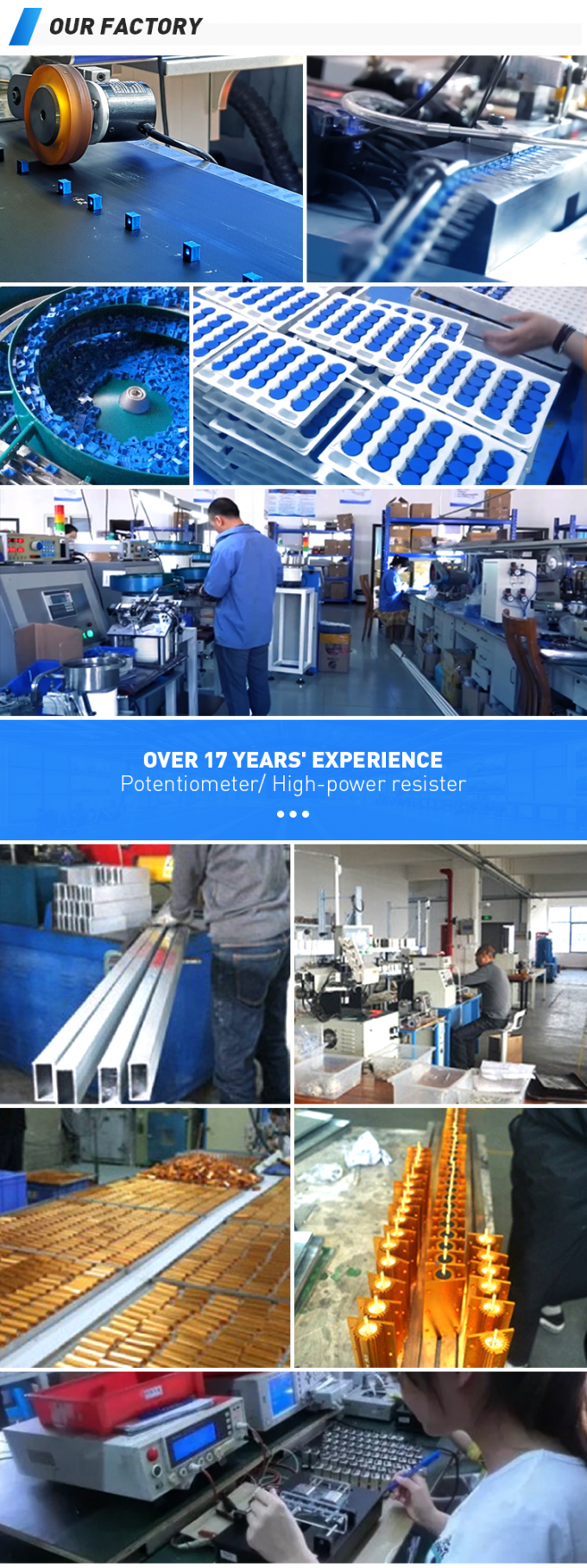 RV24YN20S resistor rotativo variável de filmes de carbono ajustável, de potência única 6