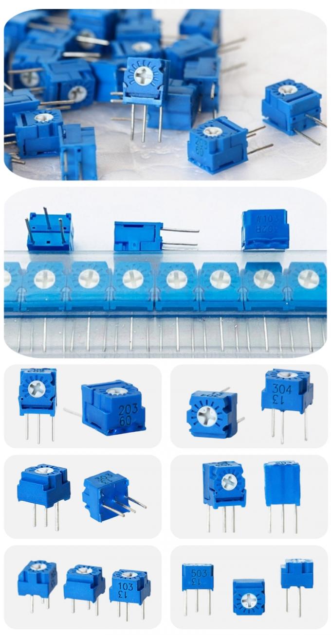 3323 Série Potenciômetro de trituração de vidro de vidro metálico de giro único 3323s 2