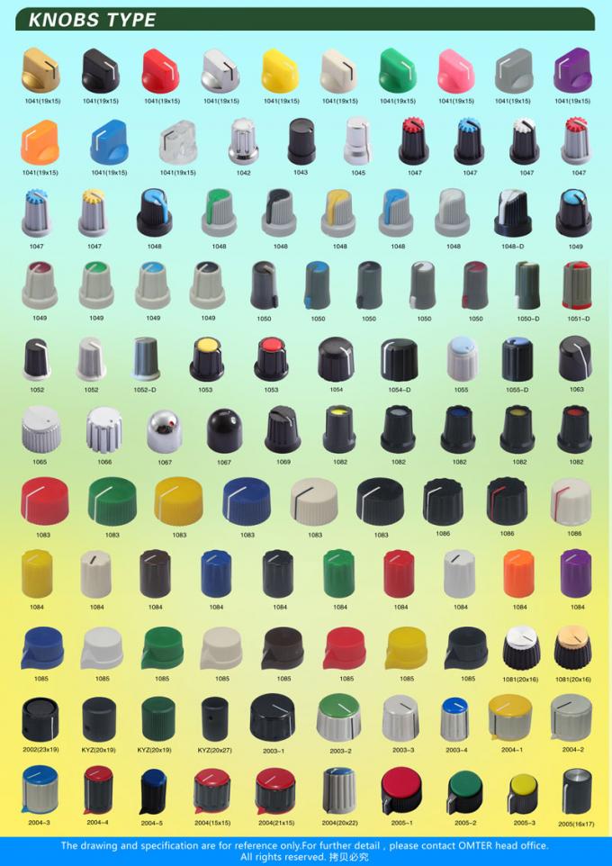 AG1 D eixo 15X16mm bot&otilde;es de potenci&ocirc;metro de pl&aacute;stico V&aacute;rios tipos Acess&oacute;rios eletr&ocirc;nicos 13