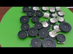 Potenciômetro de roda de discagem de 1K Ohm para controle de volume do interruptor de áudio estéreo 16x6mm