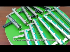 Potenciômetro de deslizamento em linha reta de puxa-puxa do misturador