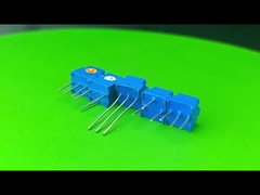 Potenciômetro pré-ajustado de vidro de vidro de bobina única da série 3323