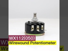 WX112 WX050 5W Single Turn Wire Wound Potentiometer Resistência ajustável 100R 330R 470R