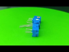 3323 Série Potenciômetro de recorte de vidro de vidro metálico de giro único