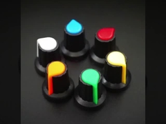 AG2 Botão de Potenciômetro de Plástico 15X17MM WH148 Botão Diâmetro 6mm Cap