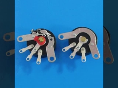 Potenciômetro Rotativo Linear de Filme de Carbono de 12mm RV12 com Interruptor